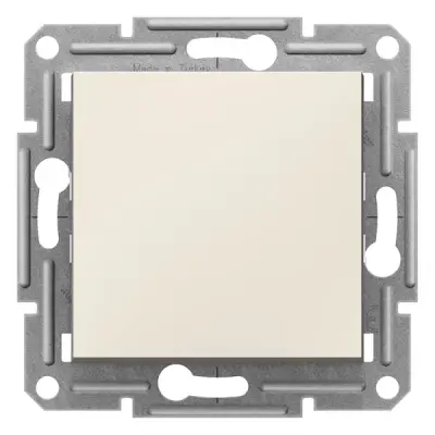 Schneider Electric - EPH0770123 - Asfora Push-button w/o Frm Cream - 1