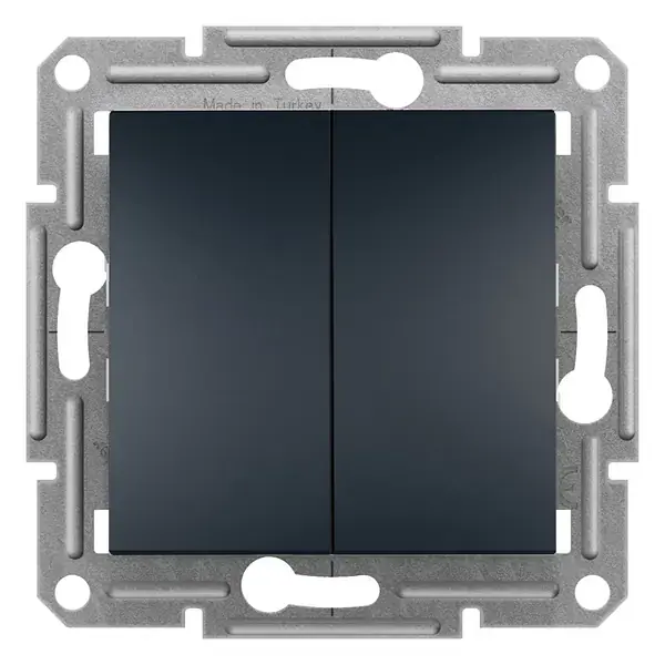 Schneider Electric - EPH1100371 - ASFORA LIHT+LIHT VIDALI ANTRASIT - 1