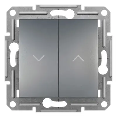 Schneider Electric - EPH1300162 - Asfora Roller Bld Push-button Steel - 1