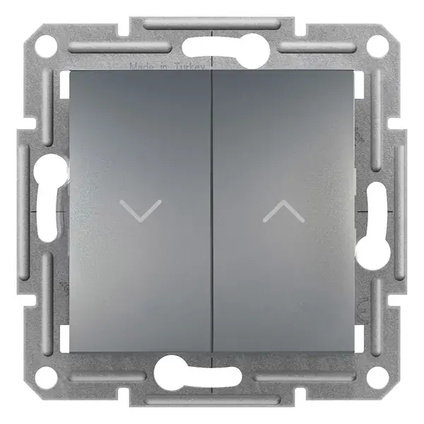 Schneider Electric - EPH1300162 - Asfora Roller Bld Push-button Steel - 1