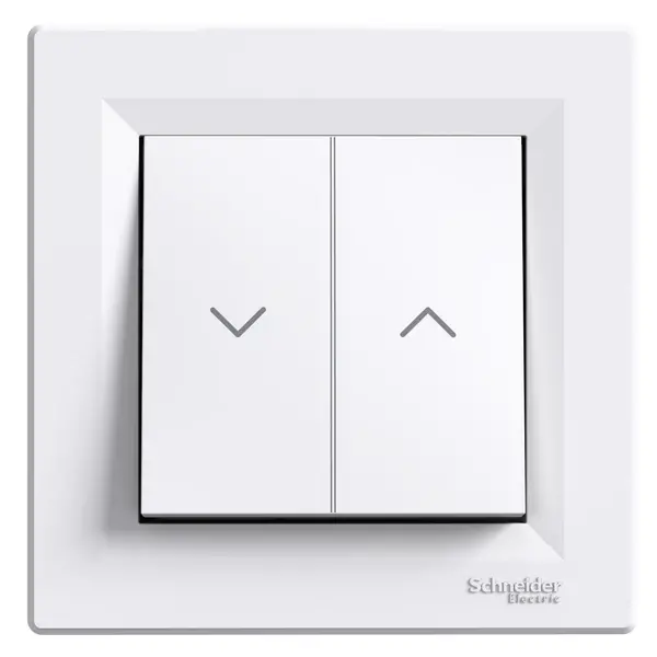 Schneider Electric - EPH1300521 - Asfora Roller Blind Switch White - 1