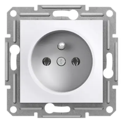 Schneider Electric - EPH2870121 - Asfora Pin-e. Socket Out. w/o Frm White - 1