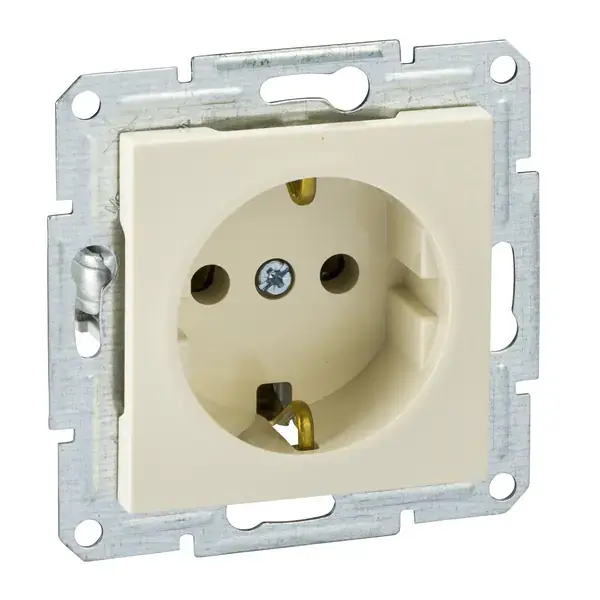 Schneider Electric - EPH2900723 - ASFORA TOPRAKLI PRIZ,KREM CERCSIZ - 1