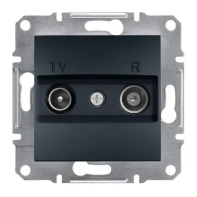 Schneider Electric - EPH3300271 - ASFORA TV/R PRIZI GECISLI 4dB ANTRASIT - 1