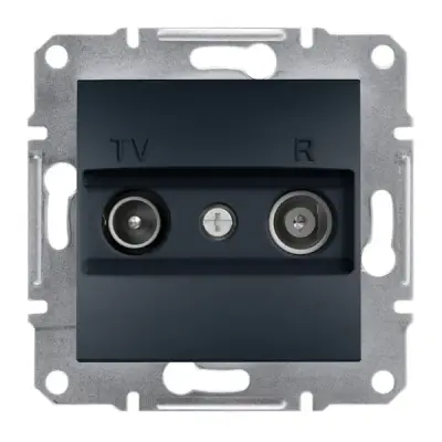Schneider Electric - EPH3300371 - ASFORA TV/R PRIZI GECISLI 8dB ANTRASIT - 1