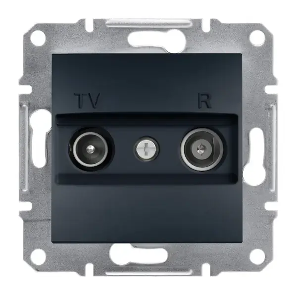 Schneider Electric - EPH3300371 - ASFORA TV/R PRIZI GECISLI 8dB ANTRASIT - 1