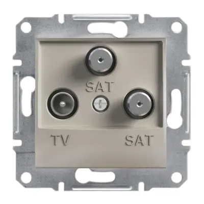 Schneider Electric - EPH3600169 - Asfr TV/SAT/SAT Socket Ending 1dB Bronz - 1