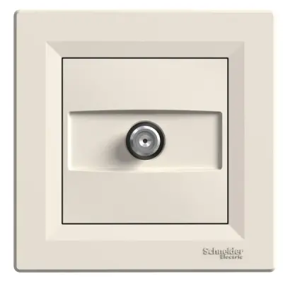 Schneider Electric - EPH3700123 - Asfora SAT Socket Ending 1dB Cream - 1