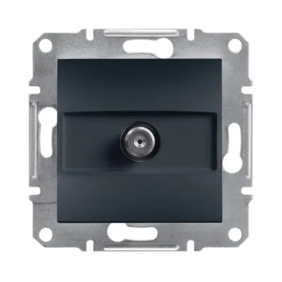 Schneider Electric - EPH3700171 - Asfora SAT Socket Ending 1dB Anthracite - 1