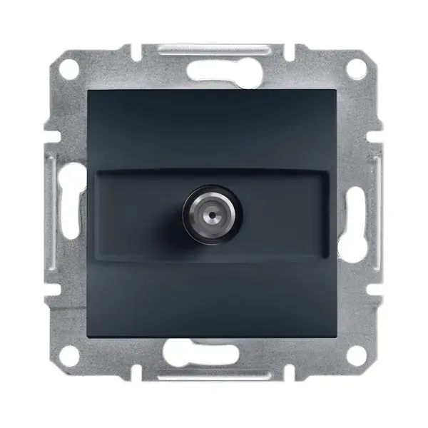 Schneider Electric - EPH3700171 - Asfora SAT Socket Ending 1dB Anthracite - 1