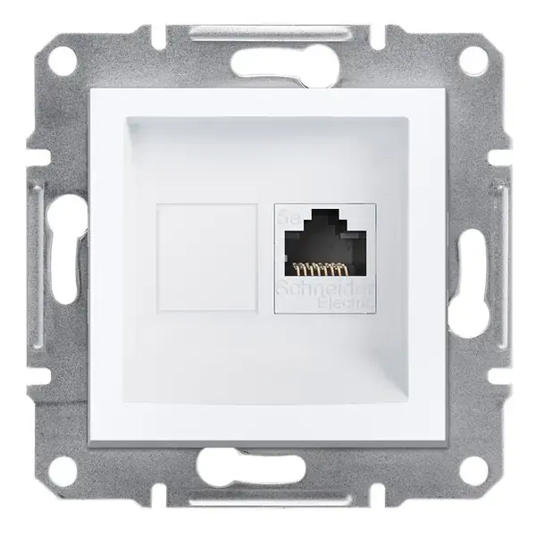 Schneider Electric - EPH4370121 - Asfora RJ45 Cat5e UTP Data S w/o Frm Wht - 1