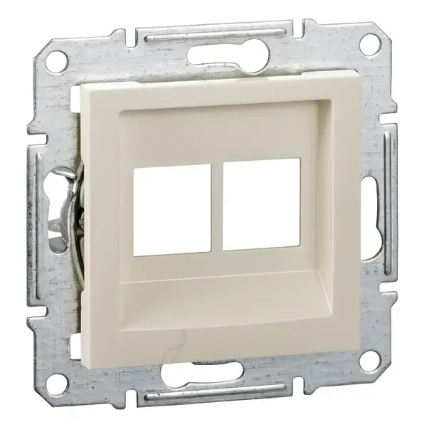 Schneider Electric - EPH4470523 - Asfr 2xRJ45 Cat5e UTP Empty w/o Frm Crm - 1