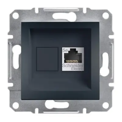 Schneider Electric - EPH5000171 - ASFORA 1*RJ45 CAT.5 STP,ANTRASIT - 1