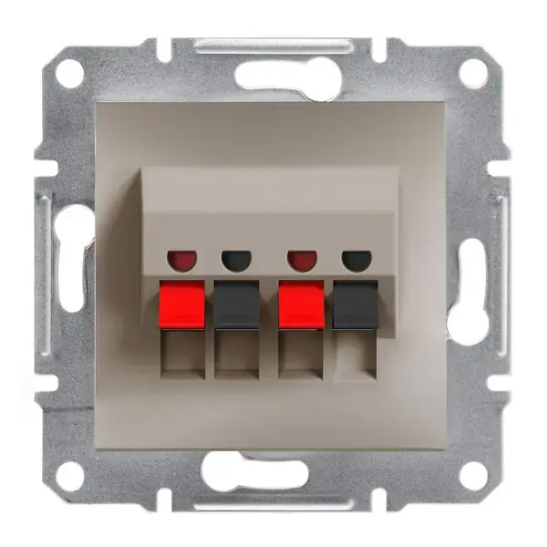 Schneider Electric - EPH5700169 - Asfora 2xLoudspeaker Outlet Bronz - 1