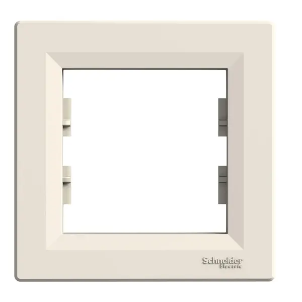 Schneider Electric - EPH5800123 - Asfora 1-gang Horizontal Frame Cream - 1
