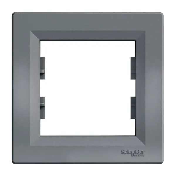 Schneider Electric - EPH5800162 - Asfora 1-gang Horizontal Frame Steel - 1