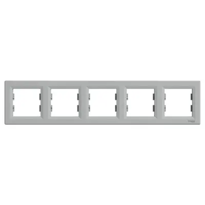 Schneider Electric - EPH5800561 - Asfora 5-gang Horizontal Frame Alm - 1