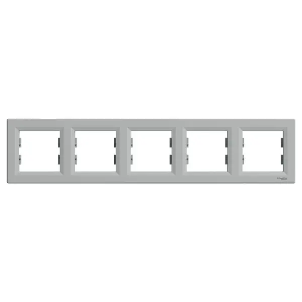 Schneider Electric - EPH5800561 - Asfora 5-gang Horizontal Frame Alm - 1