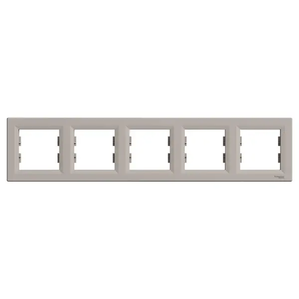 Schneider Electric - EPH5800569 - Asfora 5-gang Horizontal Frame Bronz - 1