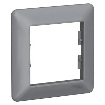 Schneider Electric - EPH5805162 - Asfora EM 1-gang Horizontal Frame Steel - 1