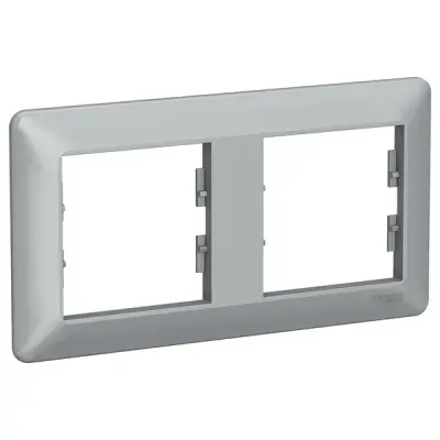 Schneider Electric - EPH5805261 - Asfora EM 2-gang Horizontal Frame Alm - 1