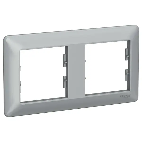 Schneider Electric - EPH5805261 - Asfora EM 2-gang Horizontal Frame Alm - 1