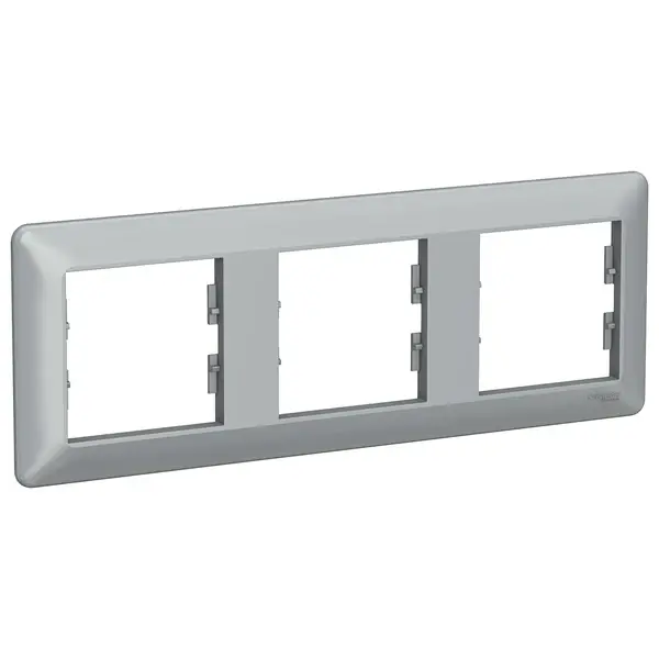 Schneider Electric - EPH5805361 - Asfora EM 3-gang Horizontal Frame Alm - 1