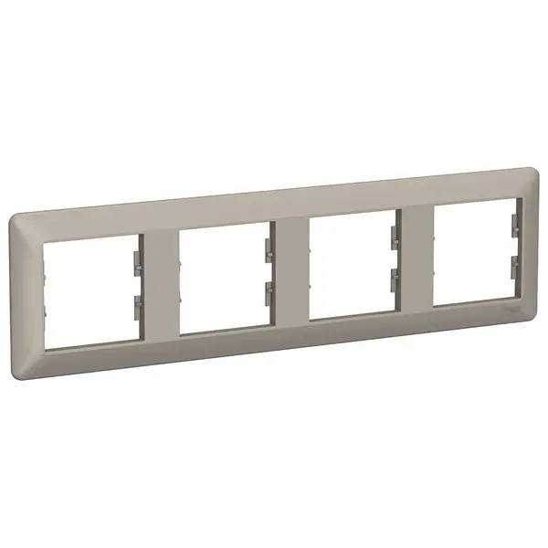 Schneider Electric - EPH5805469 - Asfora EM 4-gang Horizontal Frame Bronz - 1