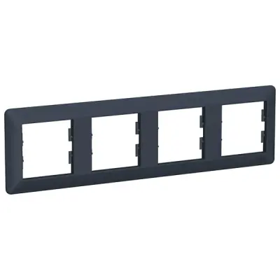 Schneider Electric - EPH5805471 - Asfora EM 4-gang Horizontal Frame Ant - 1