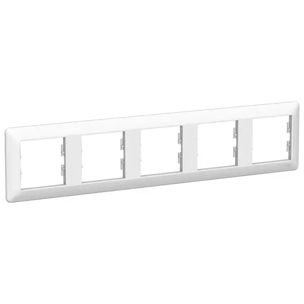 Schneider Electric - EPH5805521 - Asfora EM 5-gang Horizontal Frame White - 1
