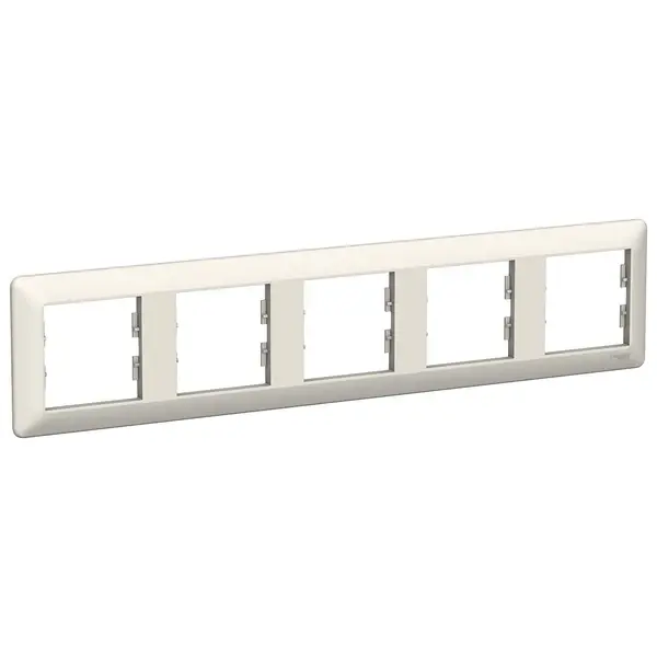 Schneider Electric - EPH5805523 - Asfora EM 5-gang Horizontal Frame Cream - 1