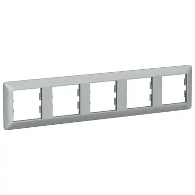 Schneider Electric - EPH5805561 - Asfora EM 5-gang Horizontal Frame Alm - 1