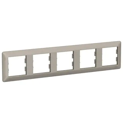 Schneider Electric - EPH5805569 - Asfora EM 5-gang Horizontal Frame Bronz - 1