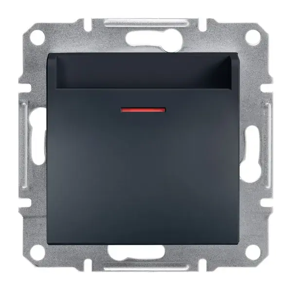 Schneider Electric - EPH6300571 - Asfora Key Card Sw. w/o Insert Anth - 1