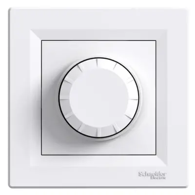 Schneider Electric - EPH6500121 - Asfora Rtry Dimmer 600VA 2W LocL White - 1