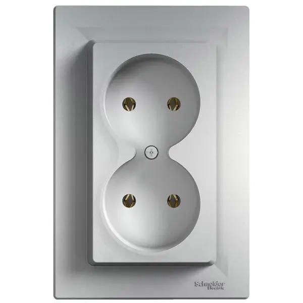 Schneider Electric - EPH9700261 - Asfora Double SO PL std aluminium - 1