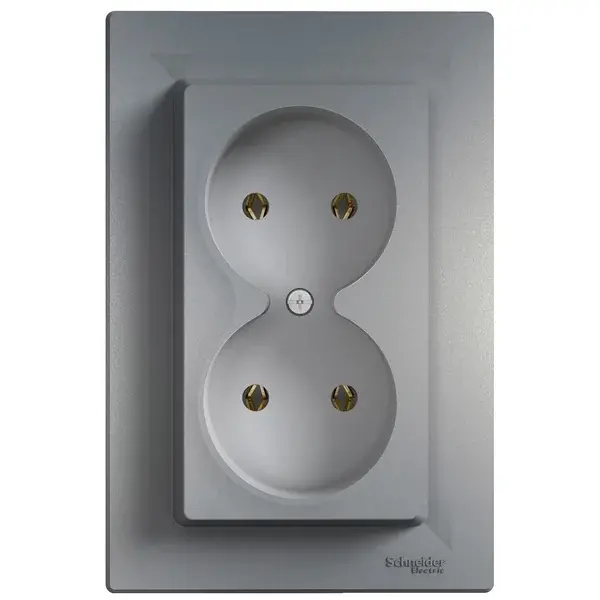 Schneider Electric - EPH9700262 - Asfora Double SO PL std steel - 1
