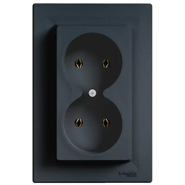 Schneider Electric - EPH9700271 - Asfora Double SO PL std anthracite - 1