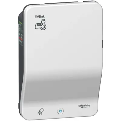 Schneider Electric - EVB1A22P4ERI - EVLINK SMART WALLBOX 7 22 KW T2S TE RFID - 1