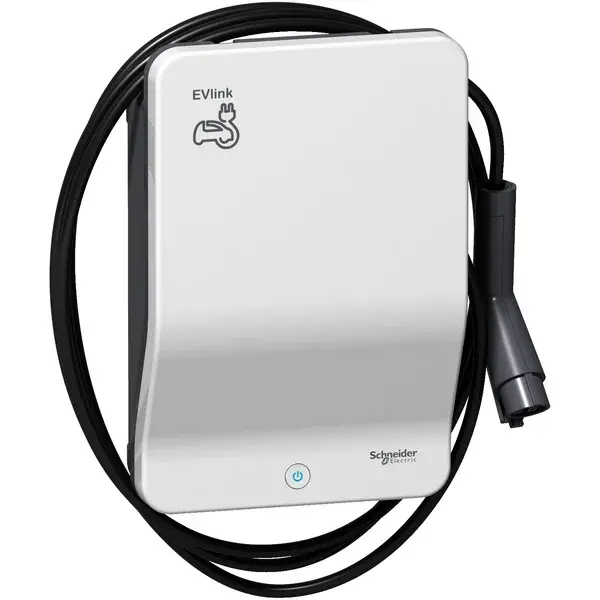 Schneider Electric - EVB1A7PARI - EVLINK SMART WALLBOX 7 KW CABLE T1 RFID - 1