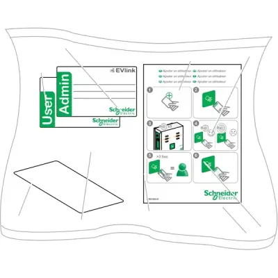 Schneider Electric - EVP1BNS - RFID kart - 1
