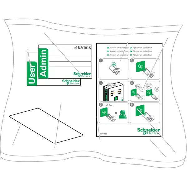 Schneider Electric - EVP1BNS - RFID kart - 1