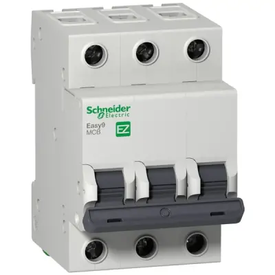 Schneider Electric - EZ9F43363 - EASY9 MCB 3P 63A C 3000A 400V MINIATURE - 1