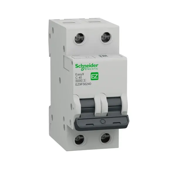 Schneider Electric - EZ9F56240 - EASY9 MCB 2P 40A C 6000A 230V MINIATURE - 1