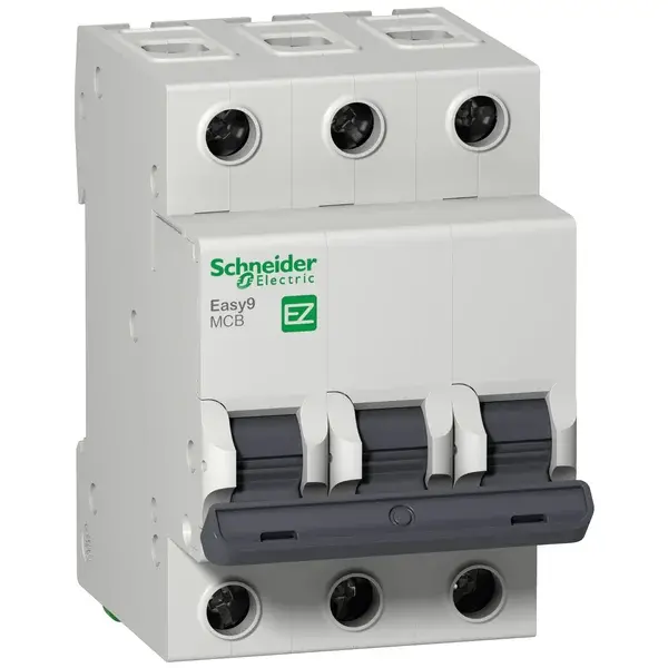 Schneider Electric - EZ9F56316 - EASY9 MCB 3P 16A C 6000A 400V MINIATURE - 1