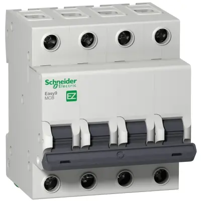 Schneider Electric - EZ9F56432 - EASY9 MCB 4P 32A C 6000A 400V MINIATURE - 1