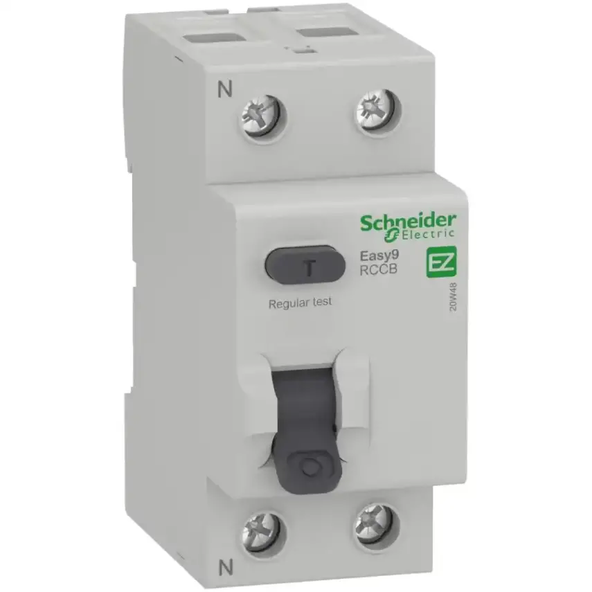 Schneider Electric - EZ9R33240 - Easy9 RCCB 2P 40A 30MA AC-type 230V Resi - 1