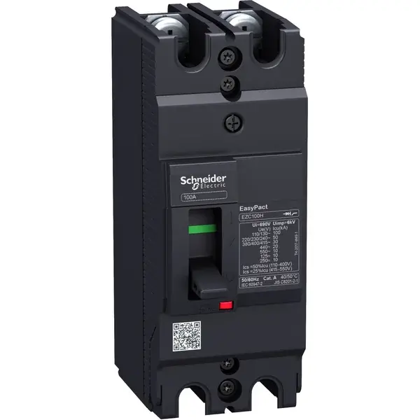 Schneider Electric - EZC100H2100 - mg ezc100 h 30ka 2p/2t 10 - 1