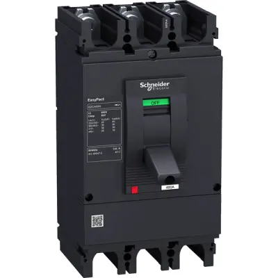 Schneider Electric - EZC400H4400N - EZC400H TM400D 4P3D CIRCUIT BREAKER - 1