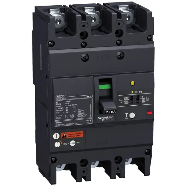 Schneider Electric - EZCV250N3250 - ezcv250n 25ka 3p3d 250a - 1